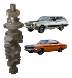 Virabrequim Opala Caravan 6 Cilindros Gaxeta STD