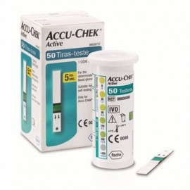tiras reagentes para controle de Glicose (diabete) Accu Chek Geralshopping