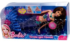 Boneca Barbie Sereia Com Luzes V7046 Mattel