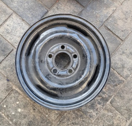 Roda Ferro Maverick Aro 14 Tala 7 Larga Original Preto