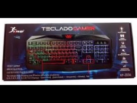 Teclado Gamer Knup Kp 2036 Com Led